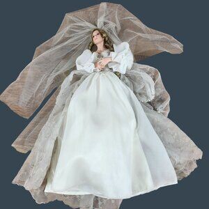 Rapunzel Bride Porcelain Collectible Doll By Ashton-Drake Galleries 18"